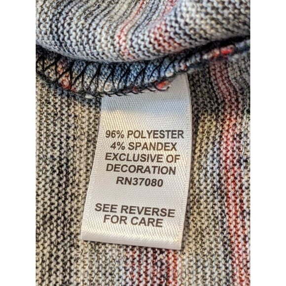 Cato Woman Fringe Oversize Poncho Style Top Size 18W 20W Multicolor Aztec Print - Picture 7 of 8